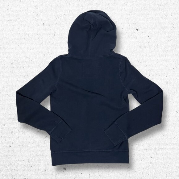 Vintage Y2K 2000s Hollister Dark Blue Hoodie - Picture 3 of 5